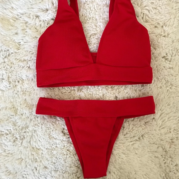 ❤️ Red print bikini - Picture 3 of 3